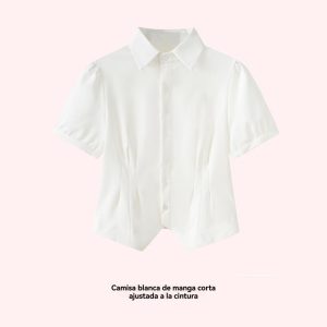 Camisas y Blusas Mujer | Camisa popelín manga corta